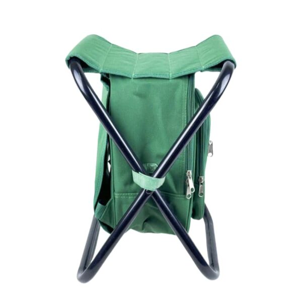 OEM customization Compact Folding Hiking Sports Camping Stool Multi-function 3 in 1 Fishing Backpack Chair Seat with Cooler Bag - Image 4