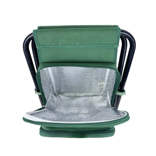 OEM customization Compact Folding Hiking Sports Camping Stool Multi-function 3 in 1 Fishing Backpack Chair Seat with Cooler Bag - Image 8