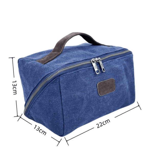 OEM customization Canvas Makeup Bag Portable Beauty Make up Case Travel Organizer Toiletry Bag - Image 2