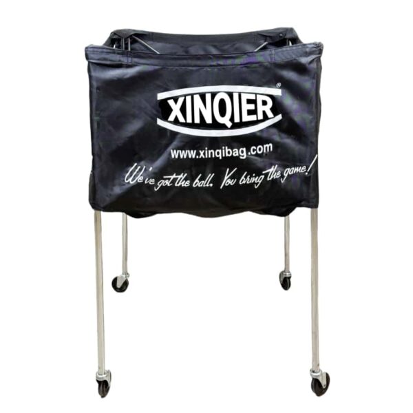 OEM customization Aluminum Outdoor Utility Cart with Nylon Ball Hopper for Volleyball/Basketball/Soccer - Image 2