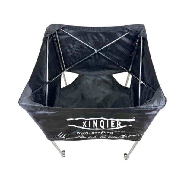 OEM customization Aluminum Outdoor Utility Cart with Nylon Ball Hopper for Volleyball/Basketball/Soccer - Image 4