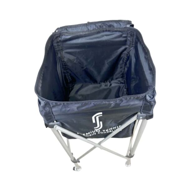 OEM customization Lightweight aluminum foldable tennis ball hopper cart with basket - Image 4