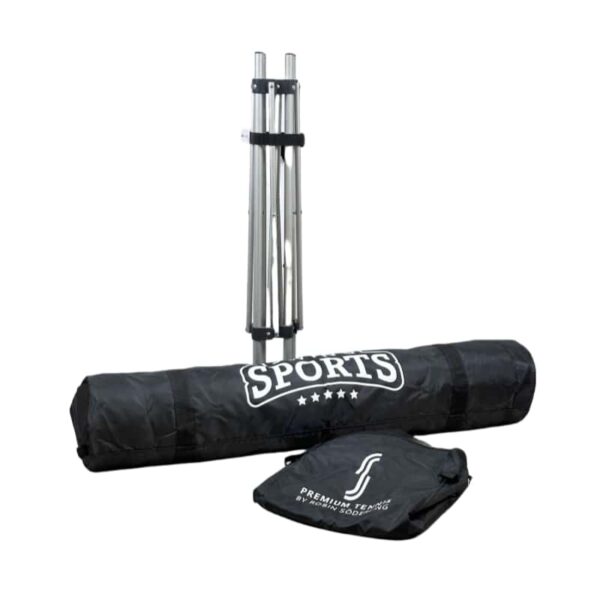OEM customization Lightweight aluminum foldable tennis ball hopper cart with basket - Image 6