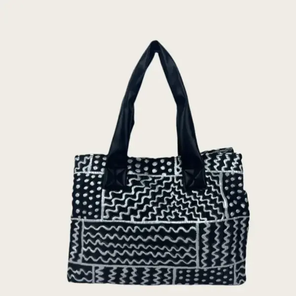 Custom Stylish Women's Fashion Handbag Polyester Tote Bag - Image 2