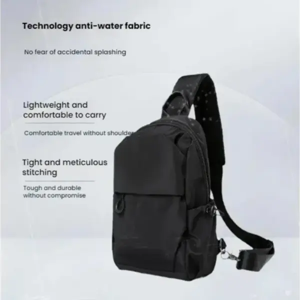 Men's Crossbody Bag Chest Bag Shoulder Bag Outdoor sports - Image 2