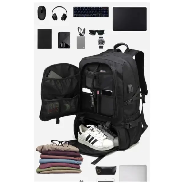 Custom business travel backpack oversized capacity outdoor mountaineering bags - Image 5