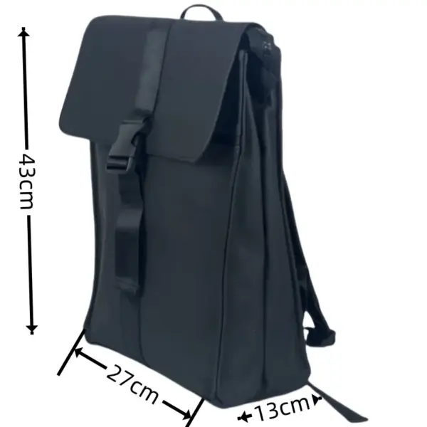 Hot Selling Light PU Backpack SchoolBag Unisex TravelBackpack - Image 3