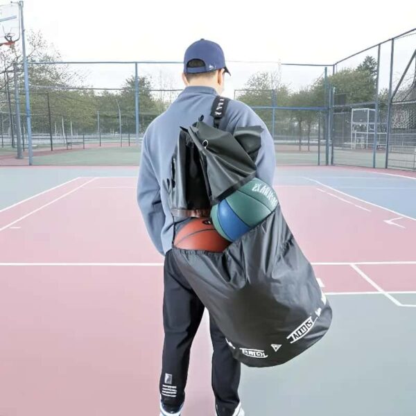 OEM customization Large capacity ball net bag for basketball/volleyball/tennis