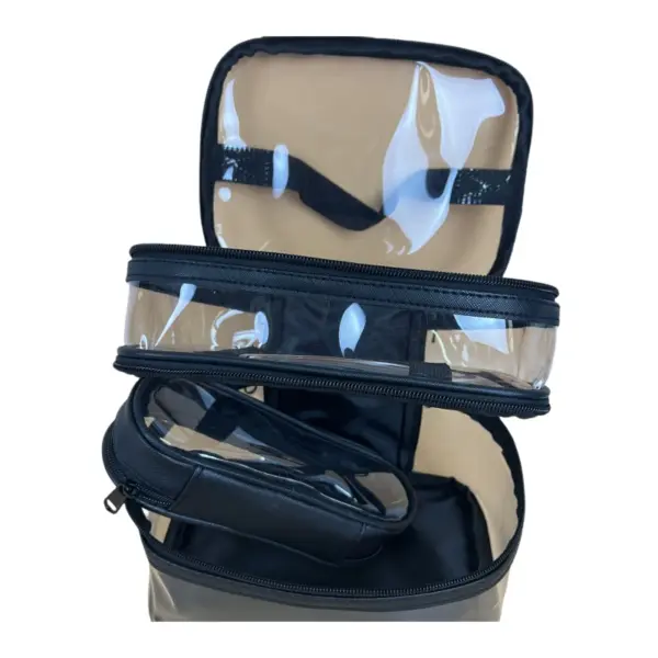 Custom Transparent Makeup Bag Portable Beauty Makeup Case Travel Organizer - Image 6