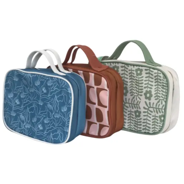 Women's Travel Toiletry Bag, Large Travel Cosmetic Bag, Transparent Makeup Bag with Hanging Hook for Container - Image 2